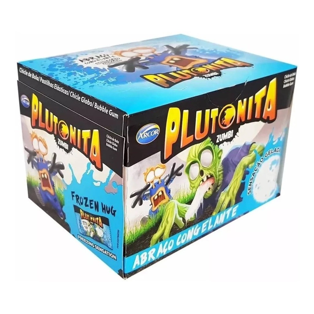 Chiclete Plutonita Abraço Congelante 40 Unidades Caixa Arcor em Oferta na Shopee