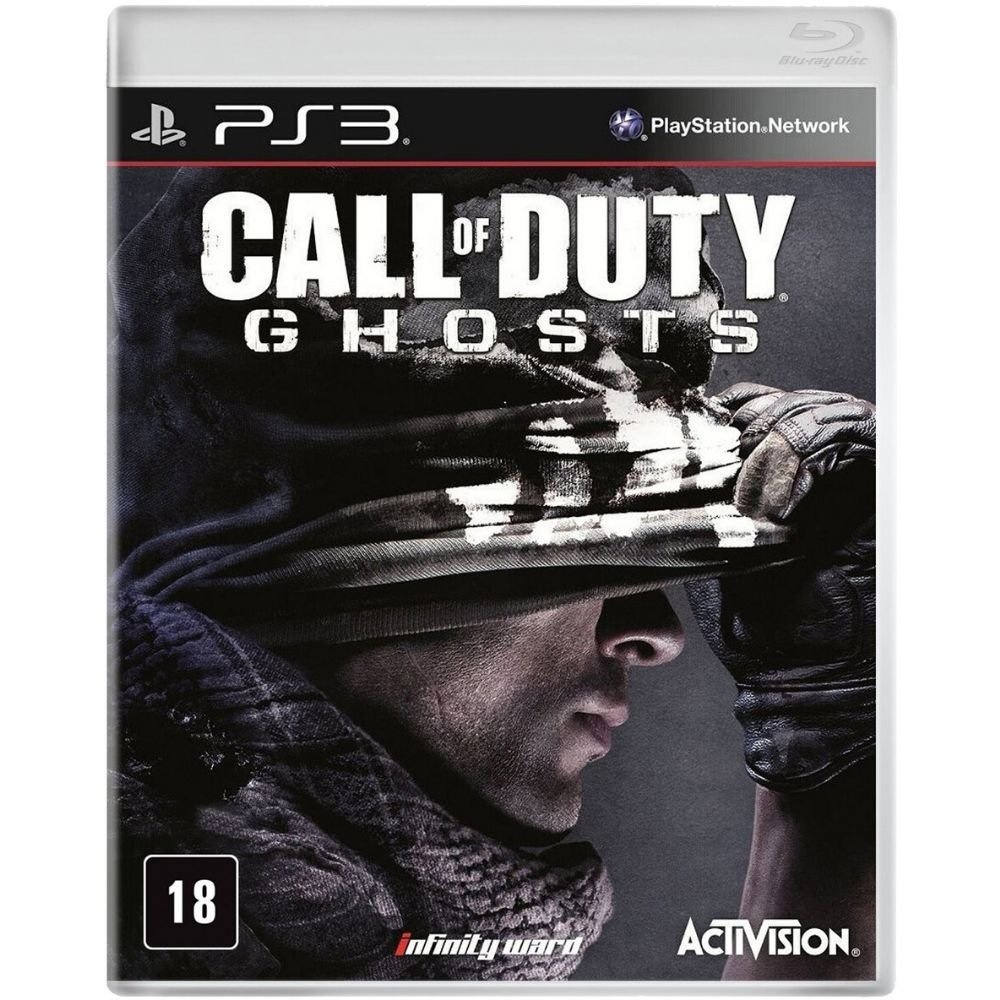 Call Of Duty Ghosts PS3 Usado Com Nota Fiscal Mídia Física A Pronta Entrega