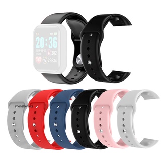 pulseira para relógio D20 Y68 alça de silicone Pulseira De Relógio De Silicone/TPU Flexível Substituível À Prova D