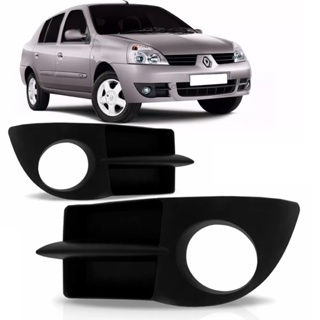 Moldura Farol Milha Clio 2006 2007 2008 2009 2010 2011 2012 Grade Parachoque em Oferta na Shopee