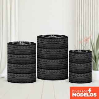 Capa para Cilindro de Festa Pneu Rodas Veste Fácil Em Tecido Com Elástico em Oferta na Shopee