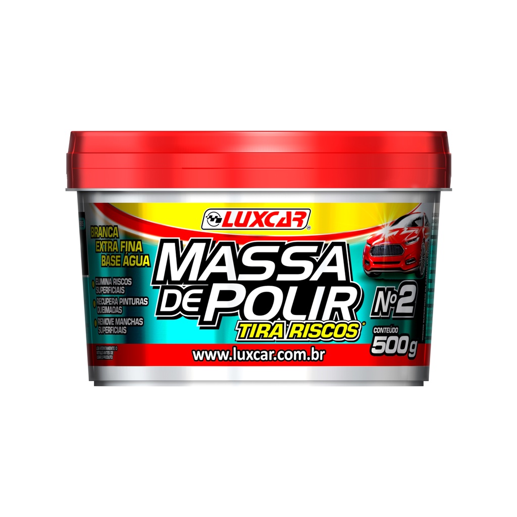 Massa de polir carro tira riscos pasta n2 extra fina 500g cera luxcar - Spare Parts and Accessories for Vehicles