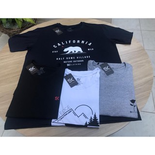 Kit 10 Camisetas Masculinas p m g gg estampadas e basicas