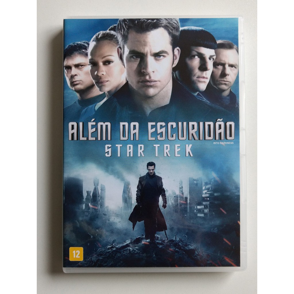 DVD Além da Escuridão Star Trek - Chris Pine - Zachary Quinto - Benedict Cumberbatch - Karl Urban