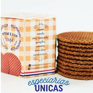 Spekulaas Wafel Holandês - 10 unidades - Promoção