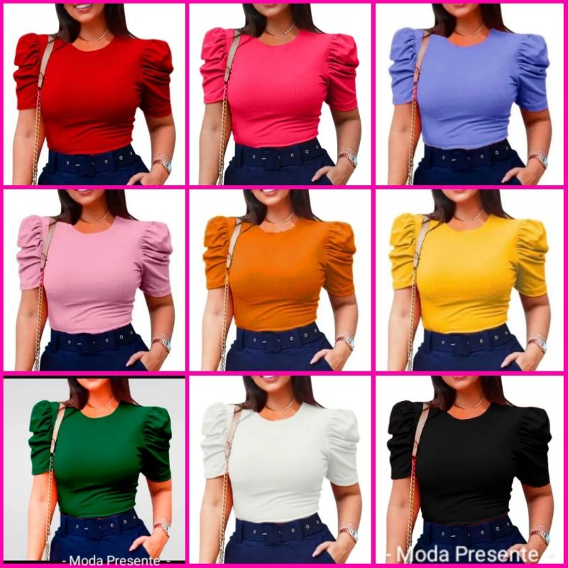 Conjunto feminino moda evangélica kit 6 peças promocao