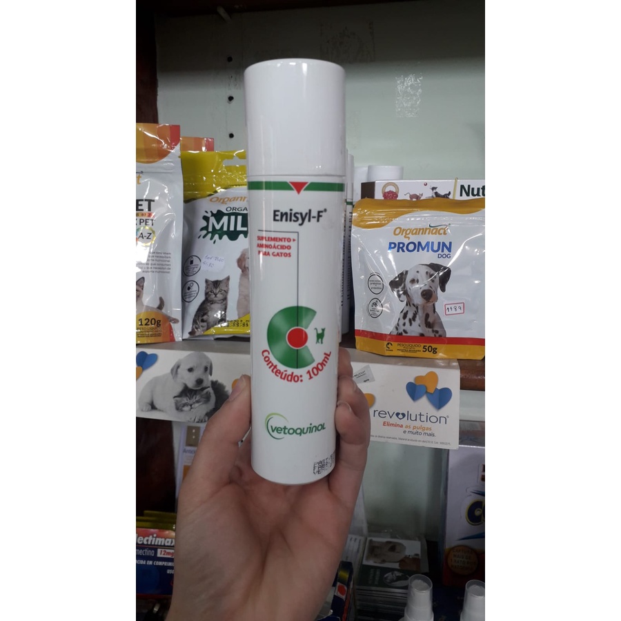 Enisyl-F 100 ml Suplemento Aminoácido para gatos - Vetoquinol | Shopee  Brasil