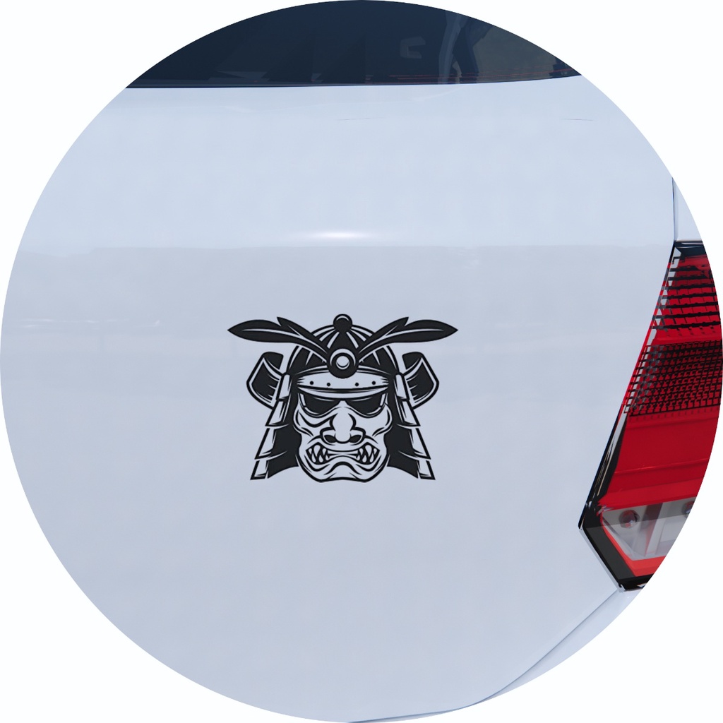 Adesivo de Carro Máscara Samurai