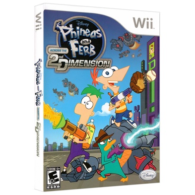 Jogo Nintendo wii Phineas and Ferb - Across the 2nd Dimension
