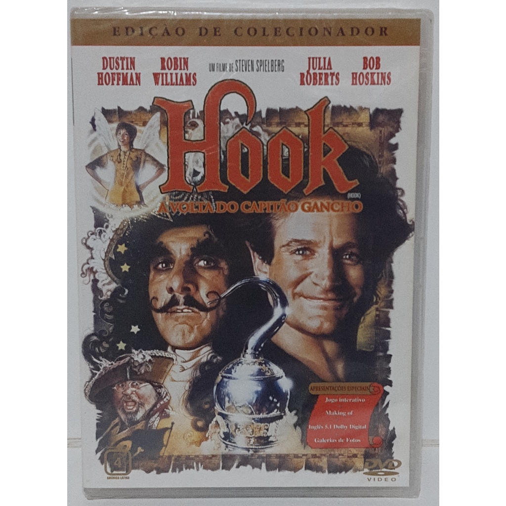 DVD Hook a volta do capitão Gancho (Lacrado)
