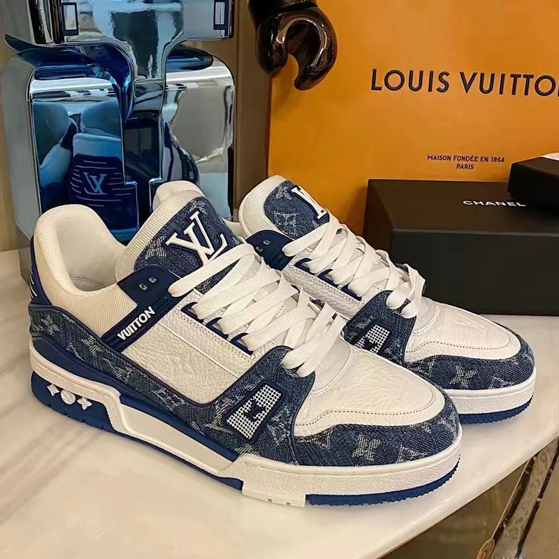 Louis Vuitton/tênis louis vuitton masculino/Sapatos Esportivos Casuais  Leves e Resistentes Ao Desigaste, Sapatos Esportivos da Moda - Escorrega o  Preço