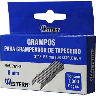 Grampo Grampeador De Tapeceiro 8Mm Western 761-8