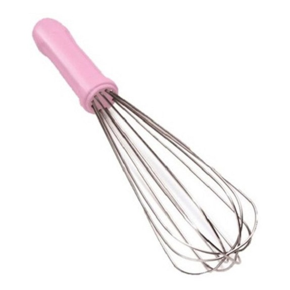 Fuê Batedor Bolo Ovos Profissional 30 Cm Inox (Rosa) - Majuformas em Oferta na Shopee