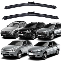 Par Palheta Limpador Para-brisa Fiat Palio Siena Palio Weekend Strada Kit