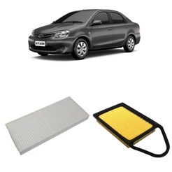 Kit Filtros Ar Condicionado + Ar Motor Toyota Etios 1.3