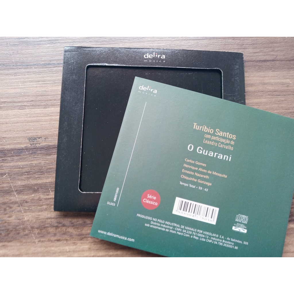 CD Turibio Santos Guarani com participação de Leandro Carvalho - Digipack novo