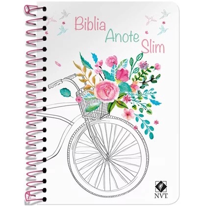 Bíblia Anote Slim | NVT | Capa Dura Espiral | Bike