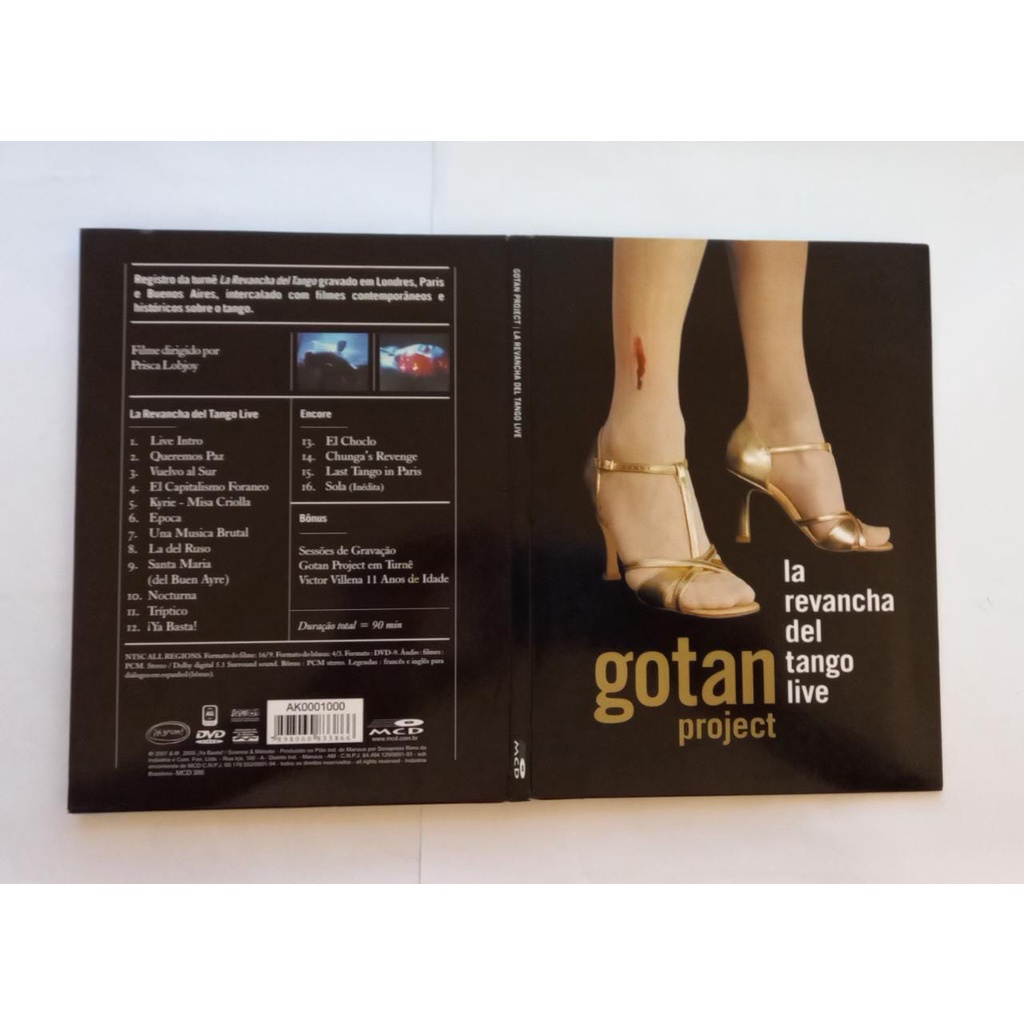 DVD Gotan project - La revancha del Tango live