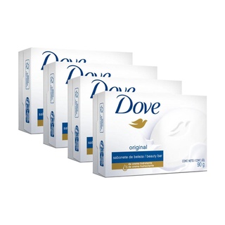 Kit 4 Sabonetes em Barra Dove Original 90g cada