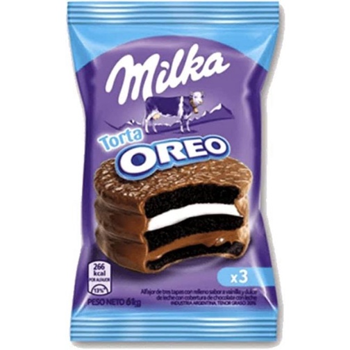 ALFAJOR MILKA OREO ARGENTINO 1 unidade