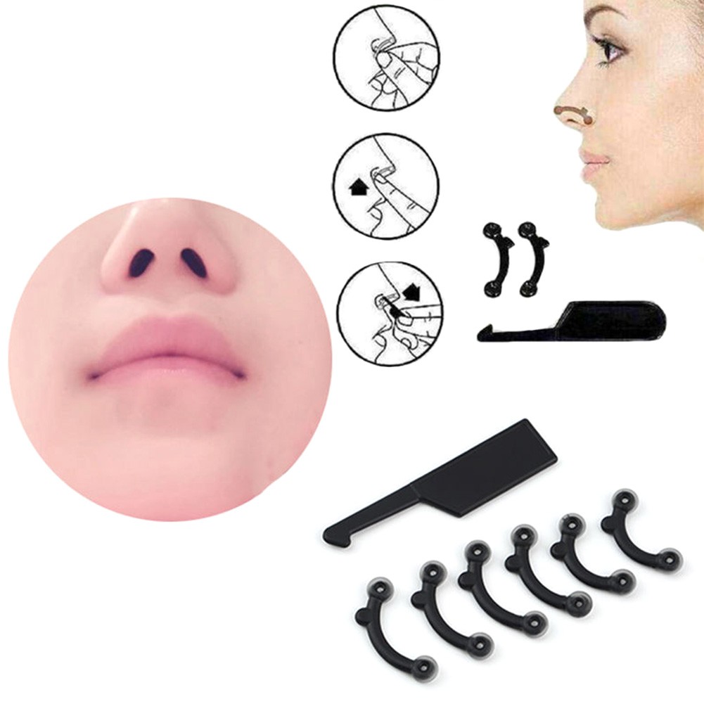 9 Peças/Conjunto Modelador Nasal Levantamento Do Nariz De lifting Discrição em Oferta na Shopee