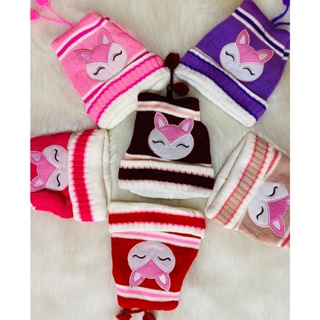 KIT  2 Peças Touca de Lã Infantil Com Pompom para Meninos e Meninas modelos e cores variadas TAM único de 2 á 8 anos em Oferta na Shopee