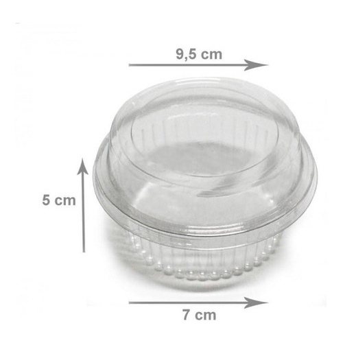 Embalagem para Bolo no Pote Mousse 120ml 10 Unidades G645