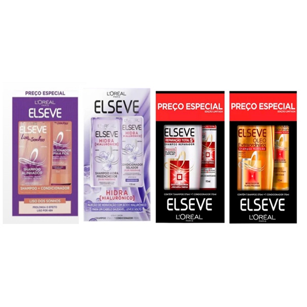 Kit Elseve Shampoo + Condicionador