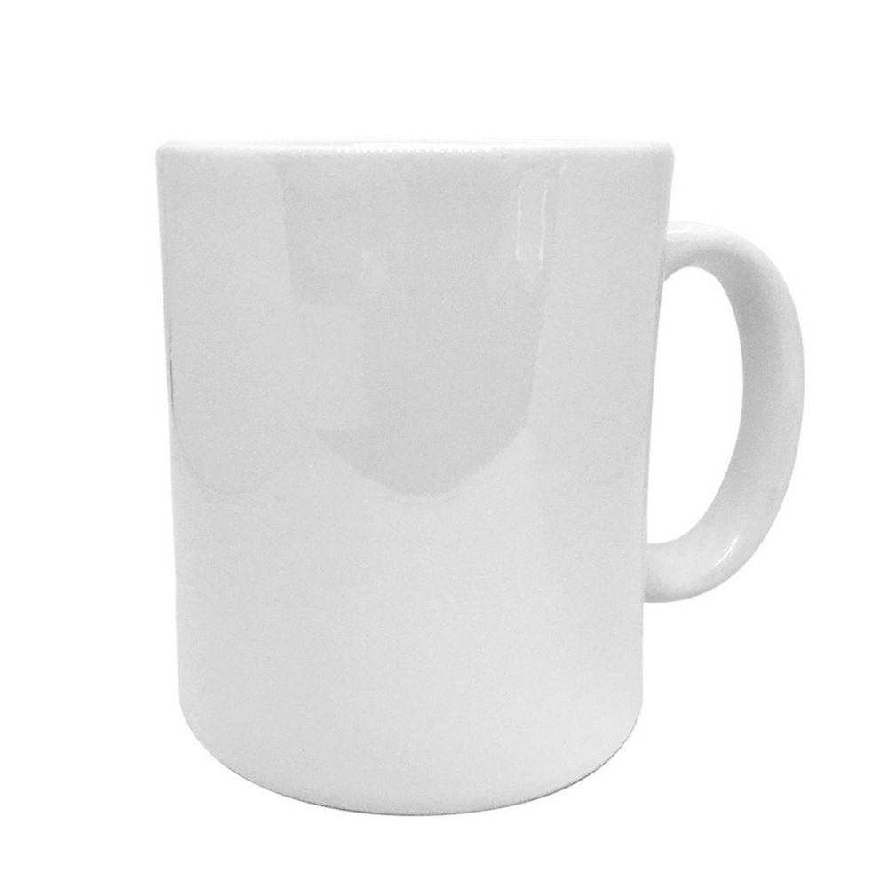 Caneca de Porcelana 300 ml Branca Simples Lettering, Não serve para Sublimação em Oferta na Shopee