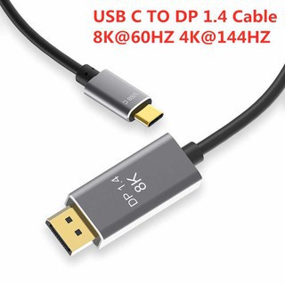 CABO USB-C  TO DISPLAYPORT 1.4A CABLE TYPE C ADAPTER = 1.8M