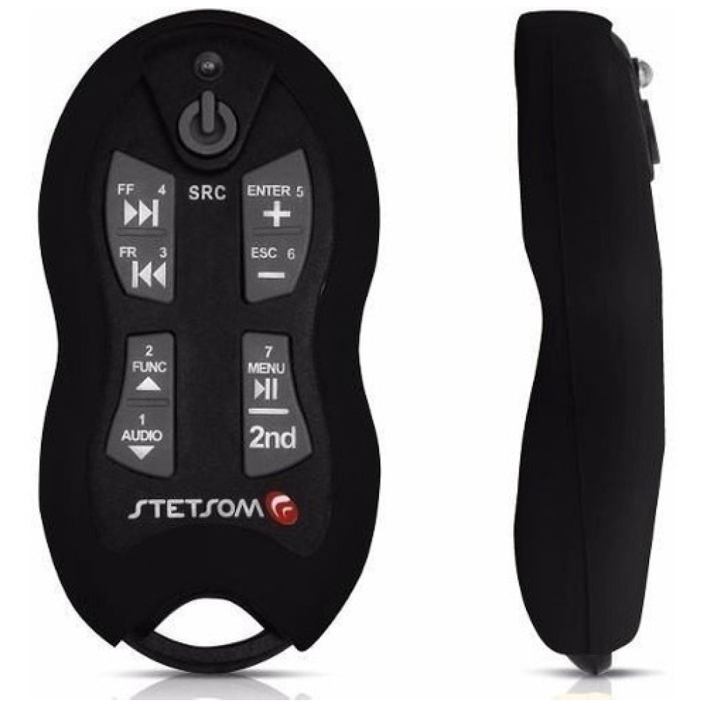 Controle Longa Distancia Stetsom Sx2 16 Funções 500 Metros Preto para Radio Som Automotivo - Spare Parts and Accessories for Vehicles