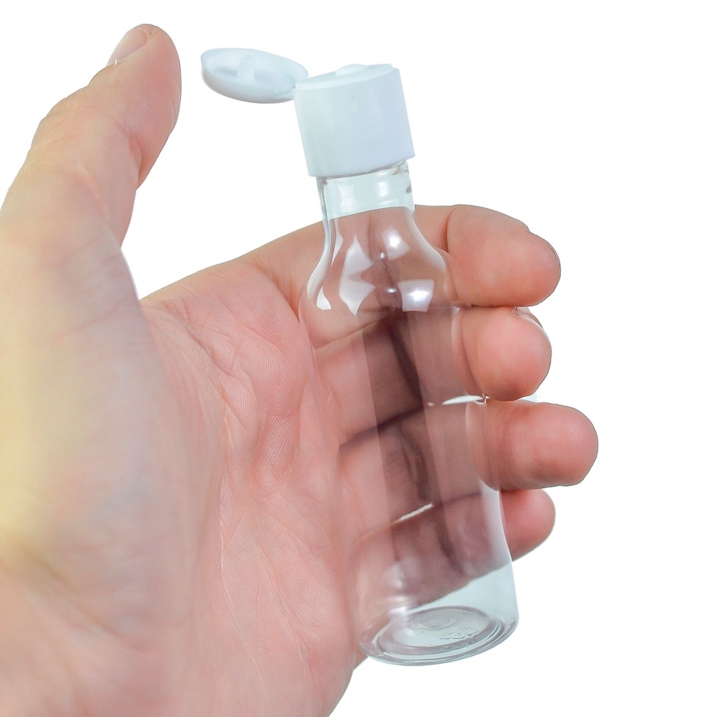 50 Mini Frascos de Plástico 50ml Garrafinha com Tampa Fliptop P/ Lembrancinhas em Oferta na Shopee