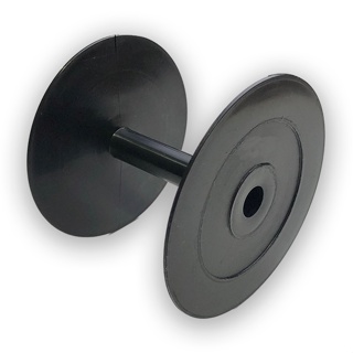 Kit 10 Bobina Crretel Plástico Grande Preto em Oferta na Shopee