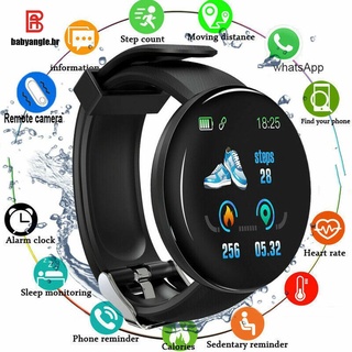 D18 Smartwatch com Bluetooth Masculino novo iwo relógio inteligente à Prova d’Água com Rastreador Fitness