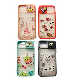 Case Capa Capinha Colorida Com Protetor de Câmera Iphone 6 Plus 7 Plus 8 Plus Varios Desenhos