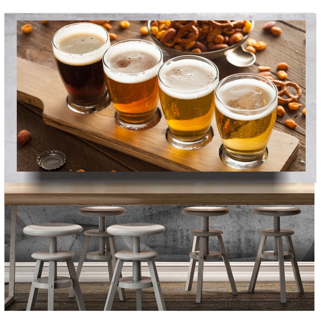Adesivo Cerveja Cervejaria Chopp Churrasqueira Bar S214