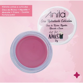 Cera Hidratante De Cutículas  Anita Cosméticos 7g