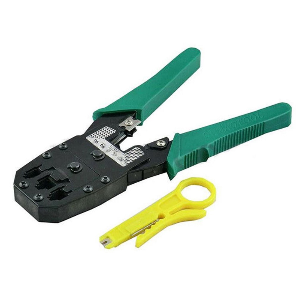 Alicate Crimpar RJ45/RJ11 + Desencapador OuBao Tool - OB-315