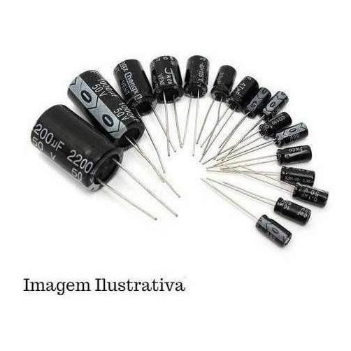 50 X Capacitor Eletrolítico Radial 100uf X 100v 105ºc 10x20