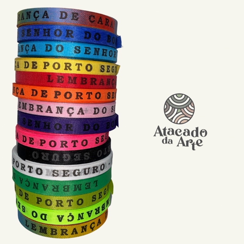 Fitinha 100 unidades fitas Senhor do Bonfim Original Rolo fitinhas fita