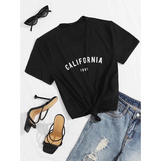 Camiseta Feminina 100% algodão California 1991