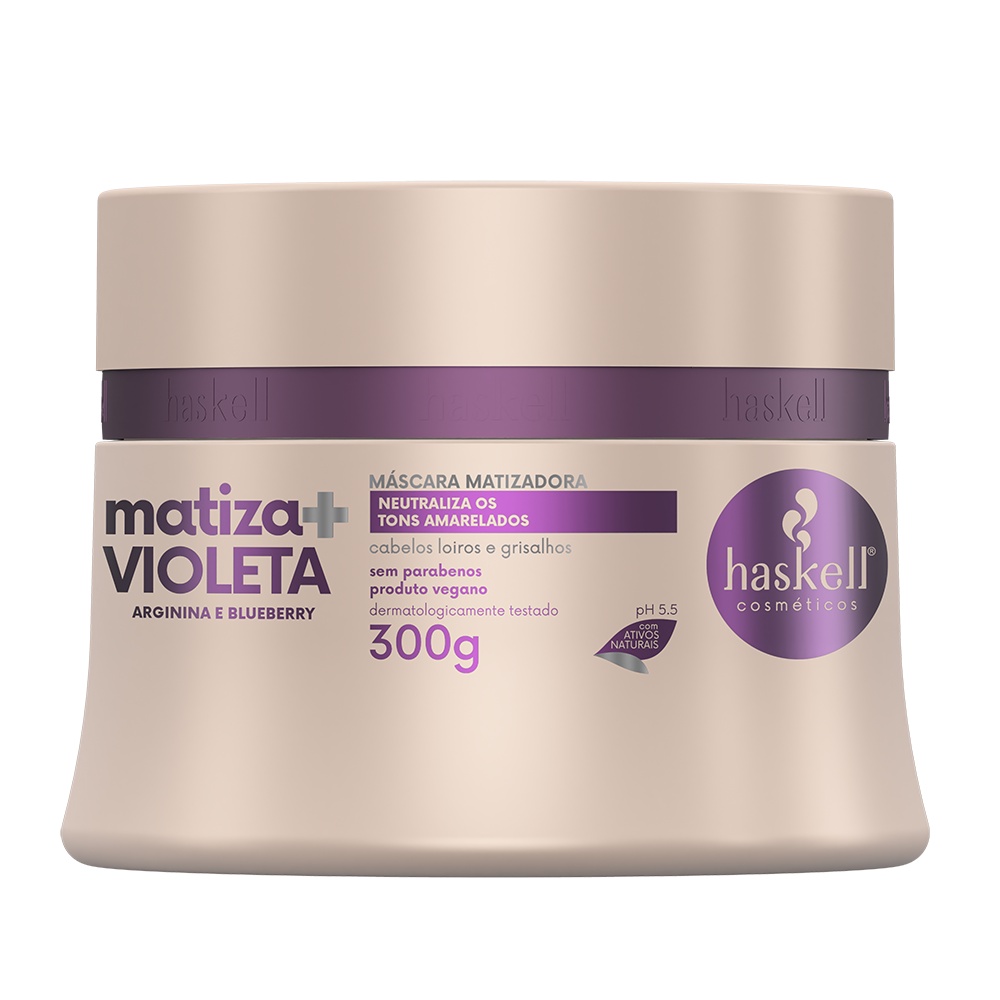 Máscara Haskell Matiza Mais Violeta 300g em Oferta na Shopee