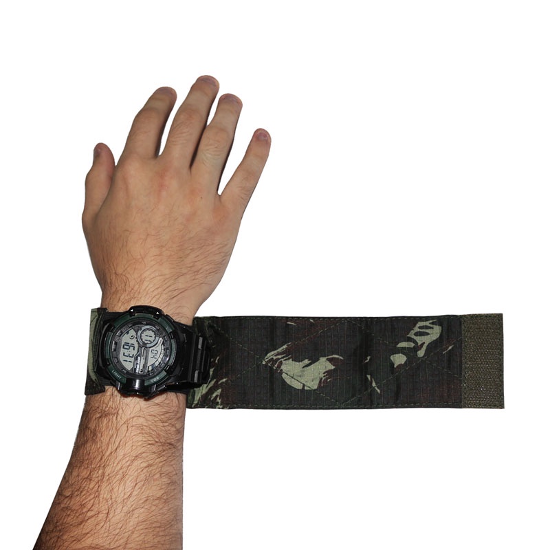 Protetor De Relógio Militar Tático Elite Comandos - Camuflado EB (Exército Brasileiro)