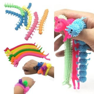 Brinquedo Infantil Fidget Toy Elástico Tpr Caterpillar Estresse Descompressão Ferramenta