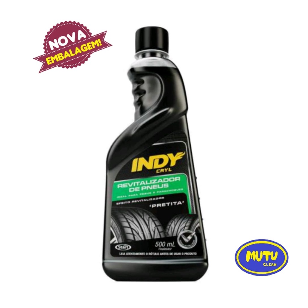 Indy Pretita Revitalizador Pneus 500ml Pretinho em Oferta na Shopee