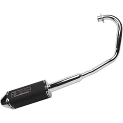 Escapamento Titan 150 09/13 Ks/ Es Mini Tri Preto Fortuna
