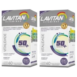 Kit Contém 2 Lavitan Vitalidade 50+ C/60 Cpr Cimed