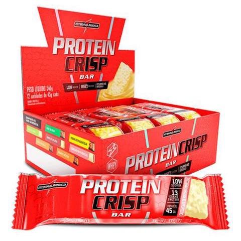 Barra de Proteína - Protein Crisp Bar - Caixa Com 12 Unidades - Integralmédica