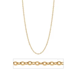 Cordão Rommanel Feminino Banhado Ouro 18k 42 50cm 531638 531639