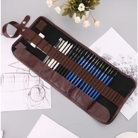 Kit Desenho Com Lápis Para Desenhista Amador Profissional